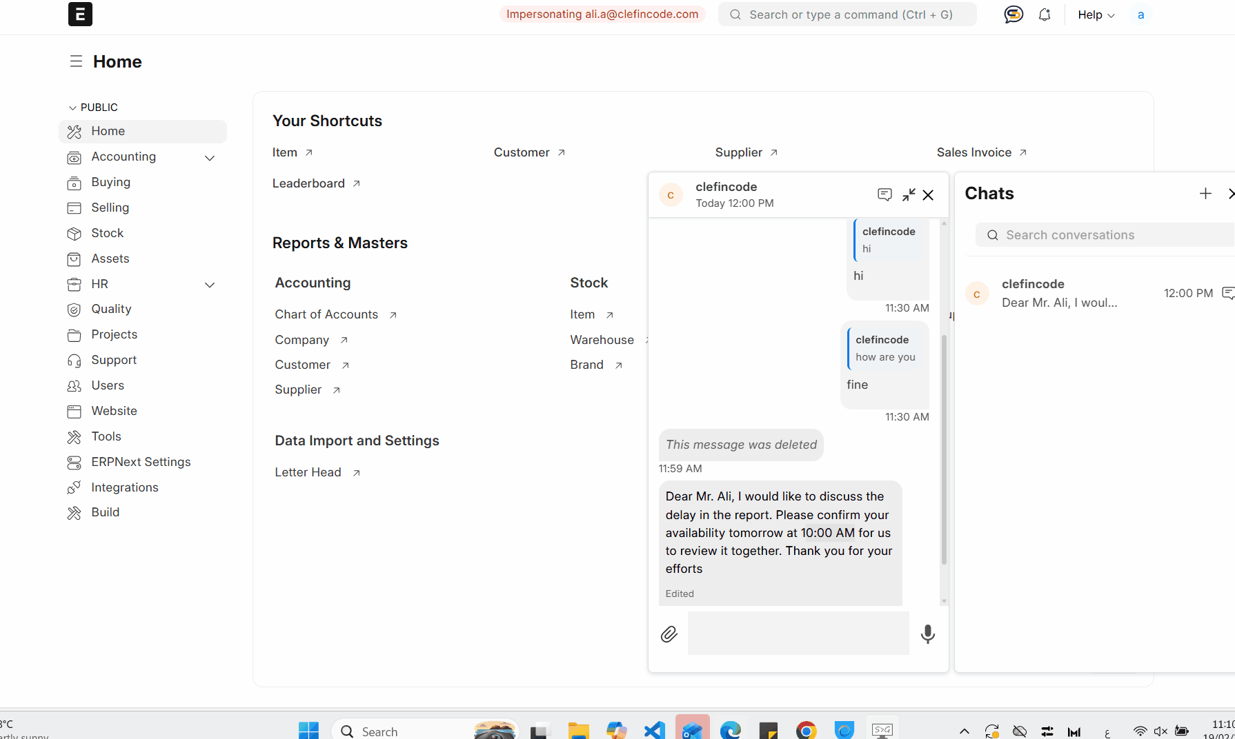 Web — Message reactions